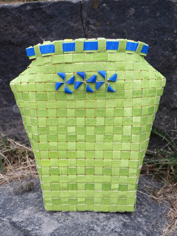 Weaving with Watercolour Paper